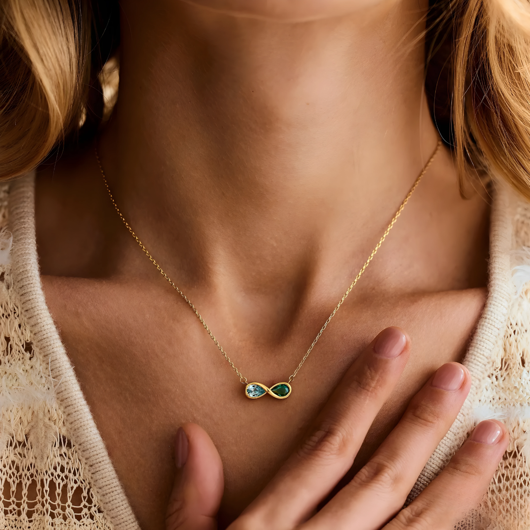 Collar Infinito – Piedras de Nacimiento
