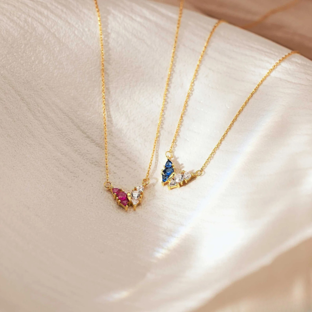 Collar Mariposa – Piedras de Nacimiento
