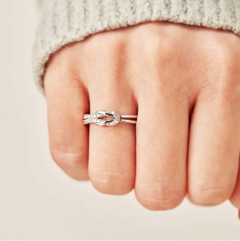 Anillo Nudo Eterno Amor y Amistad