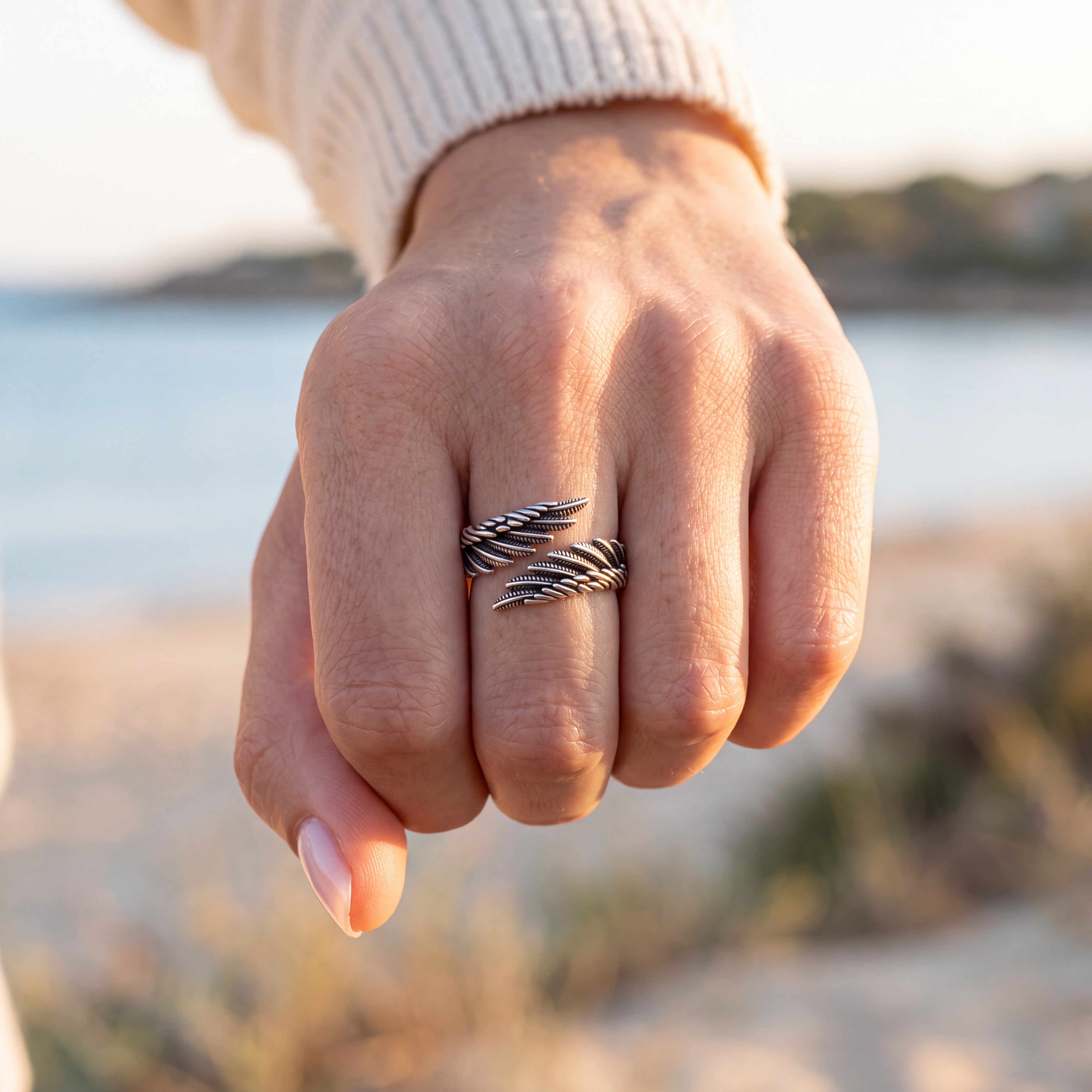 Anillo Alas de Ángel - Personalizable con Nombre