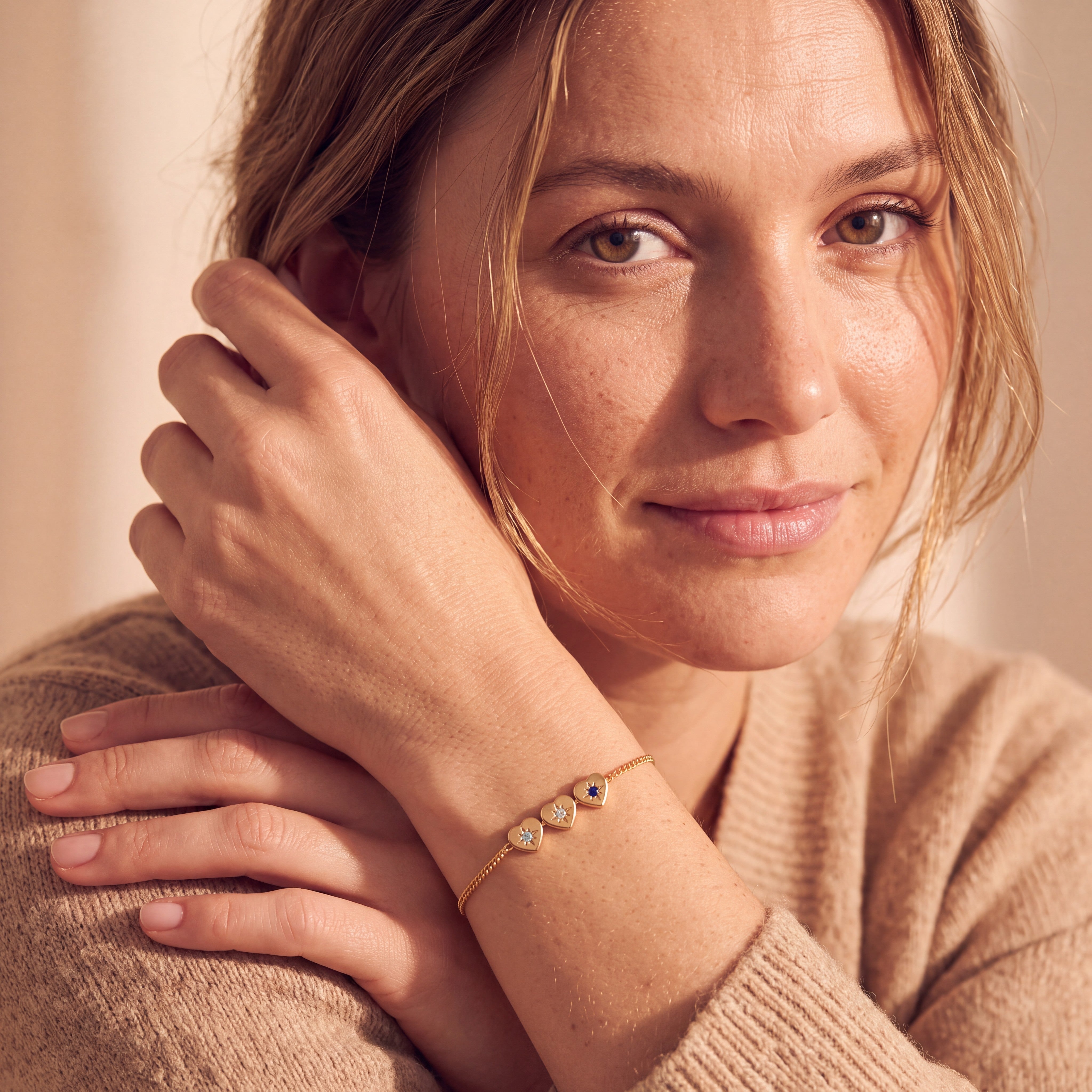 Pulsera Corazones que nos unen
