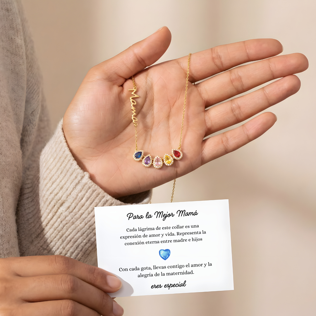 Collar Lágrimas de Amor - A mi Madre