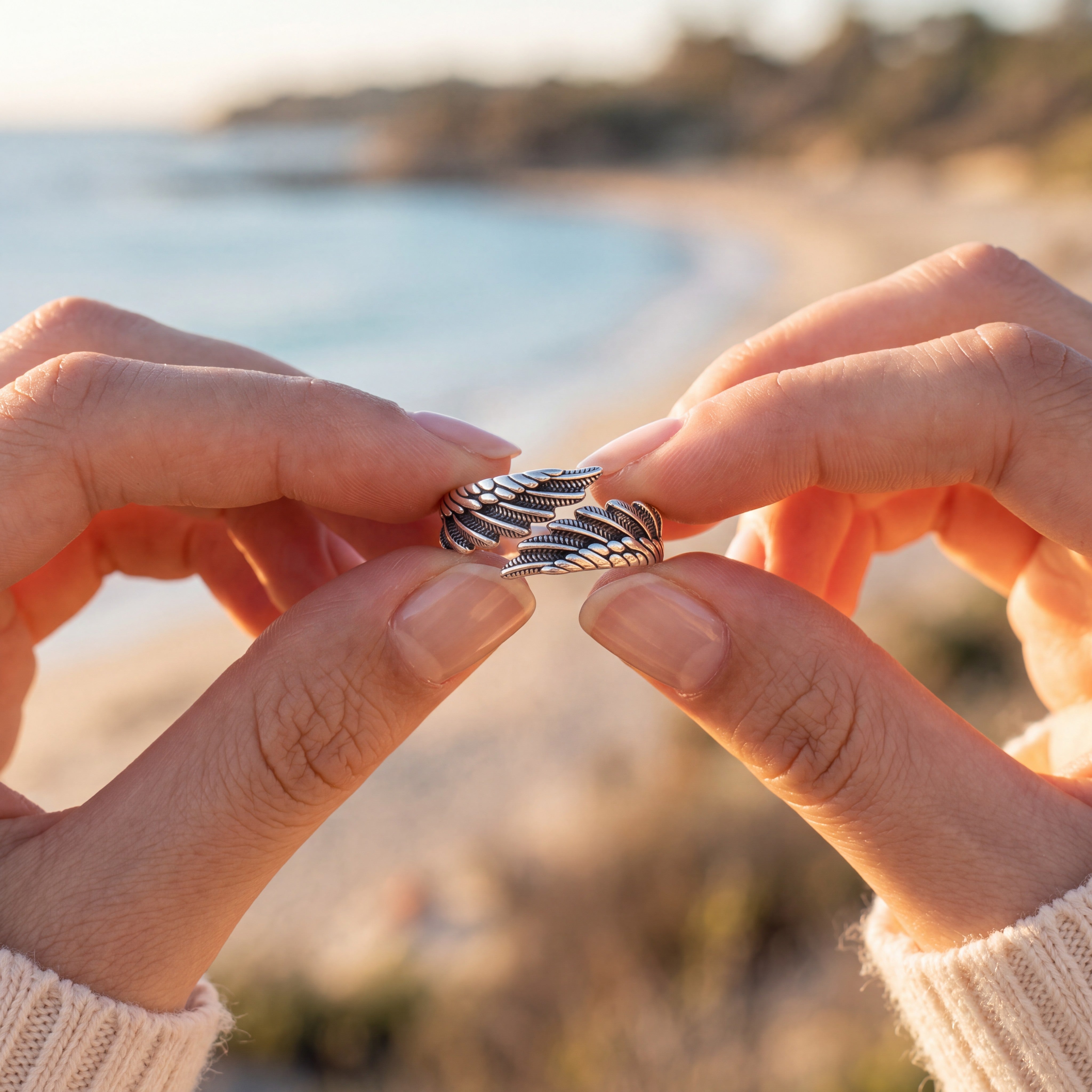 Anillo Alas de Ángel - Personalizable con Nombre