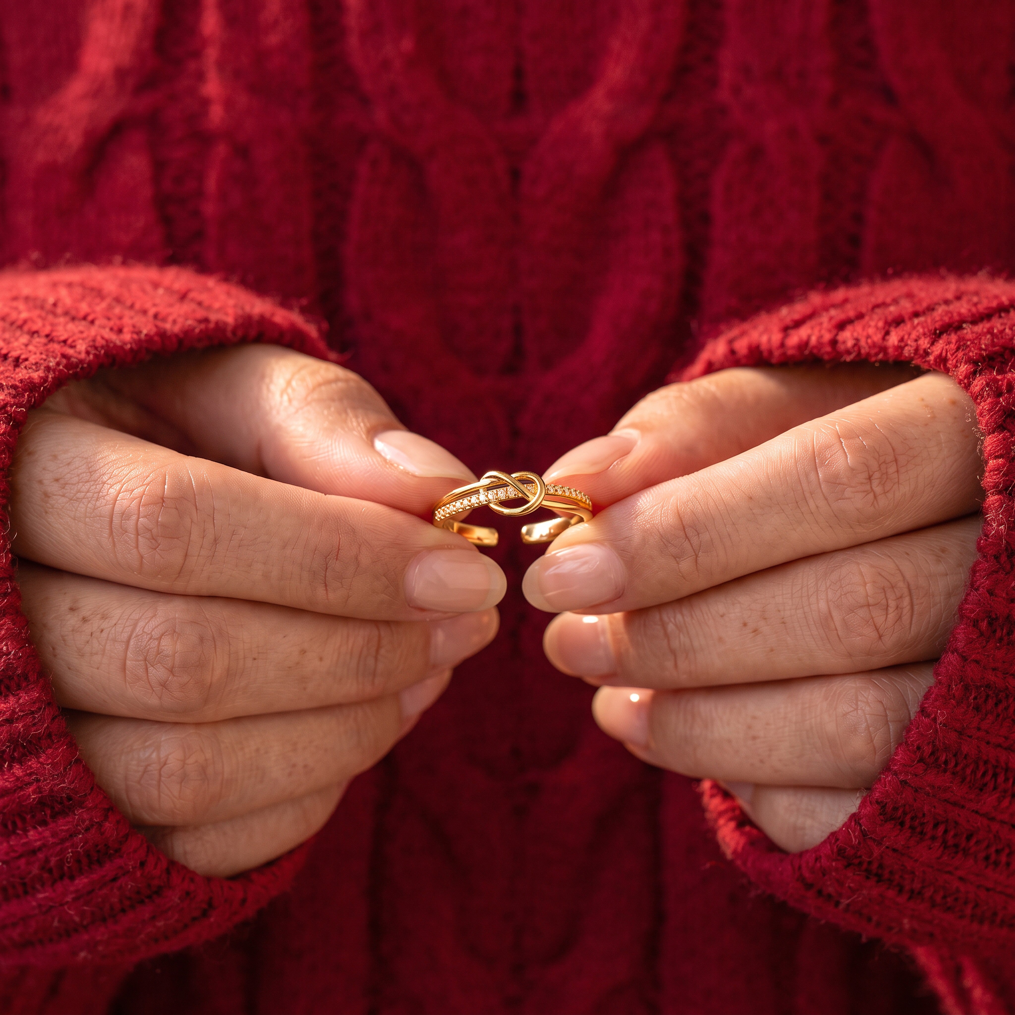 Anillo Nudo de corazón