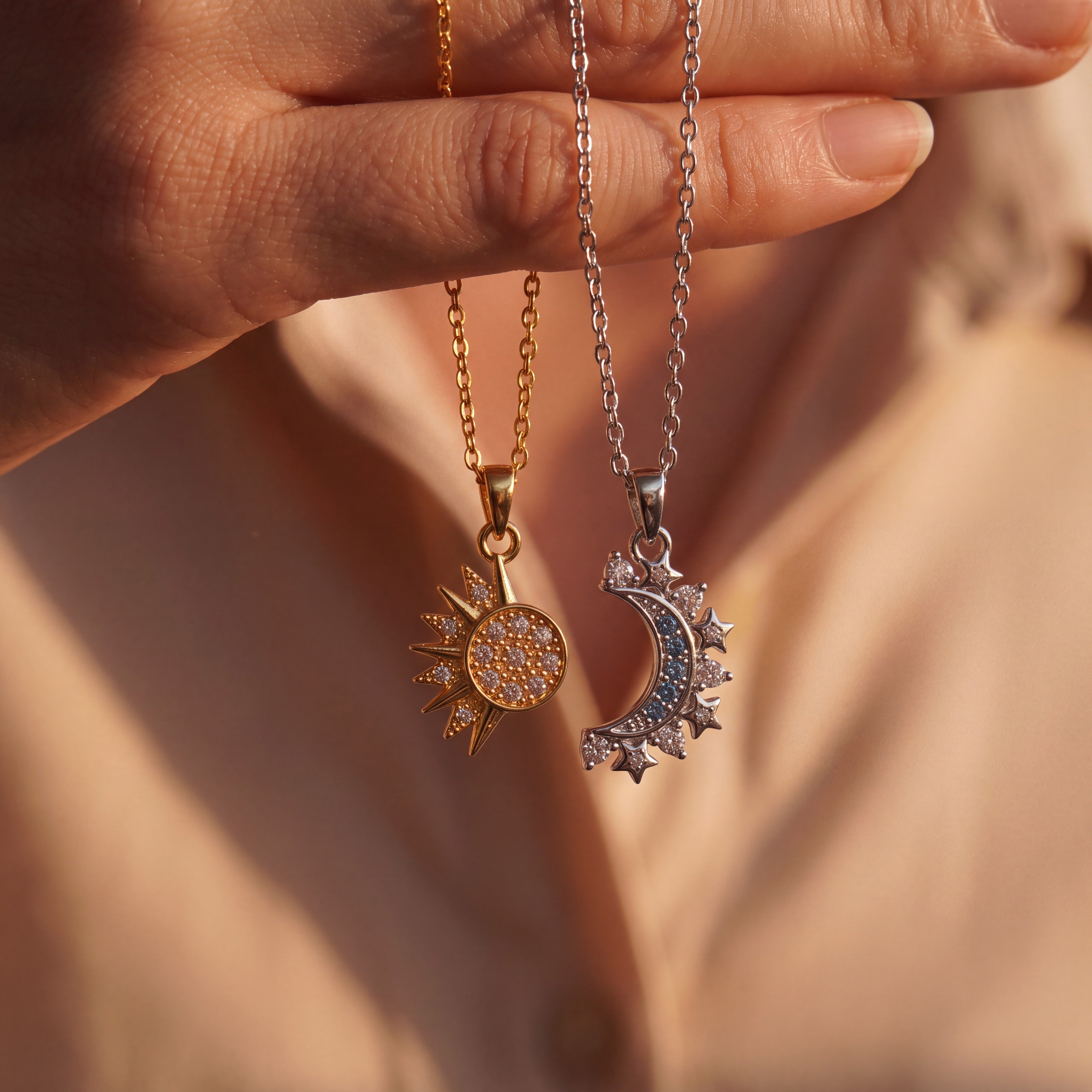 Collares Sol & Luna – Tú & Yo