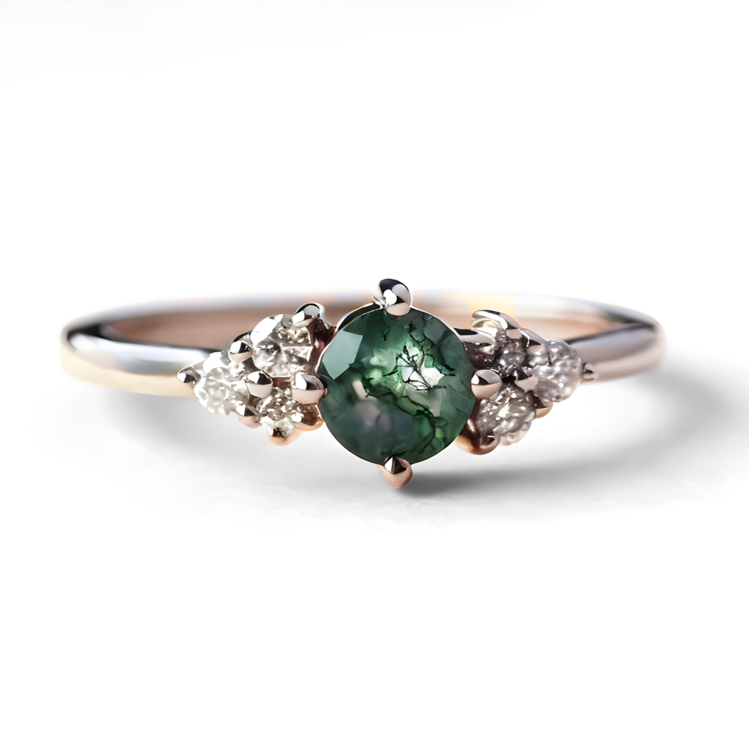 Anillo Ágata Verde