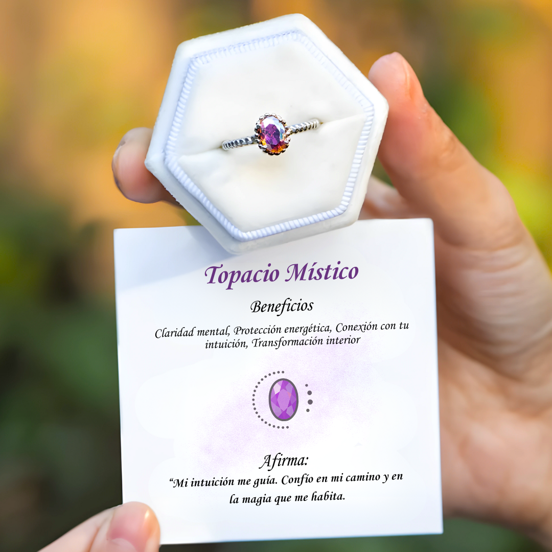 Anillo Topacio Místico