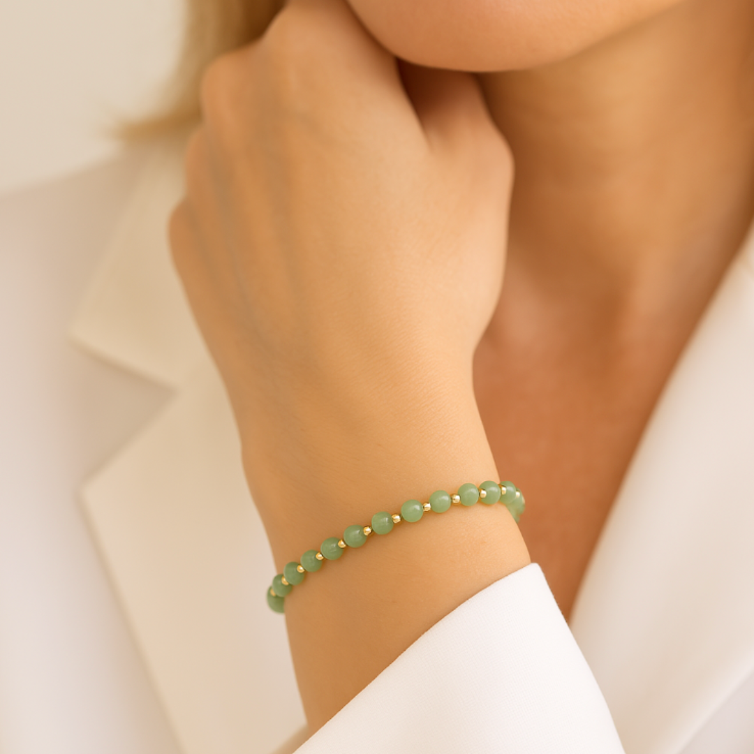 Pulsera Equilibrio Interior - Aventurina Verde Natural