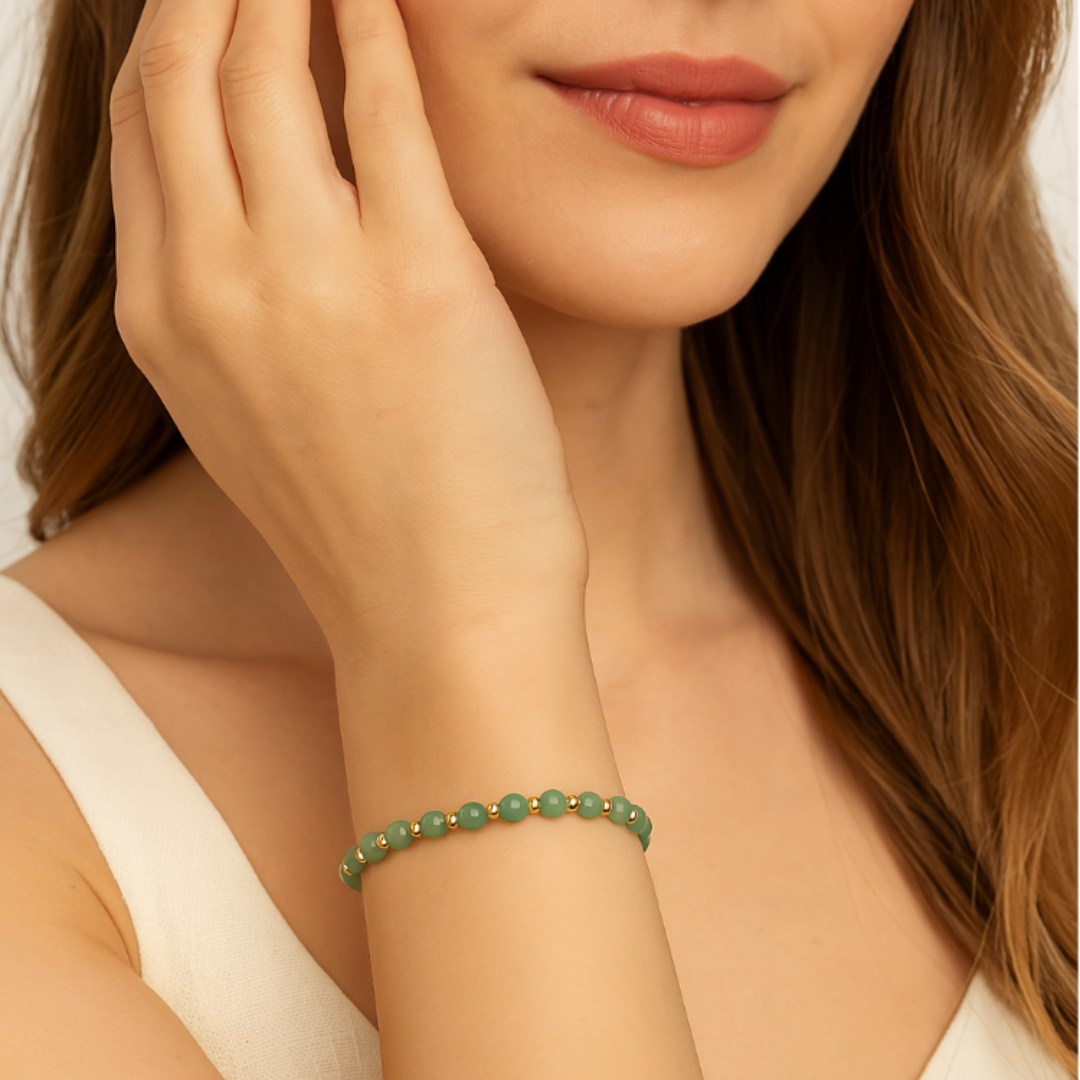 Pulsera Equilibrio Interior - Aventurina Verde Natural