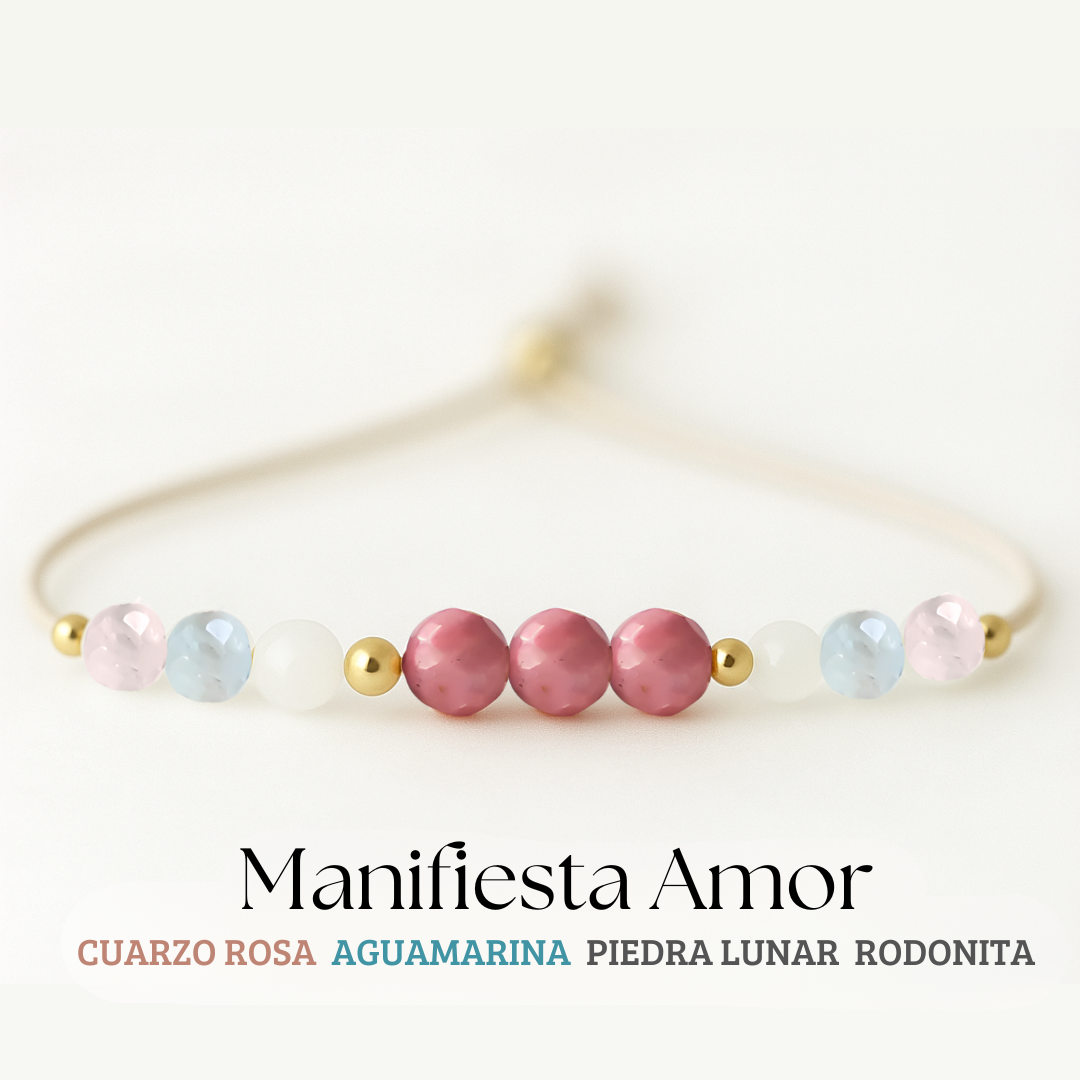 Pulsera de Piedras Naturales - Amor Propio y Energía Positiva