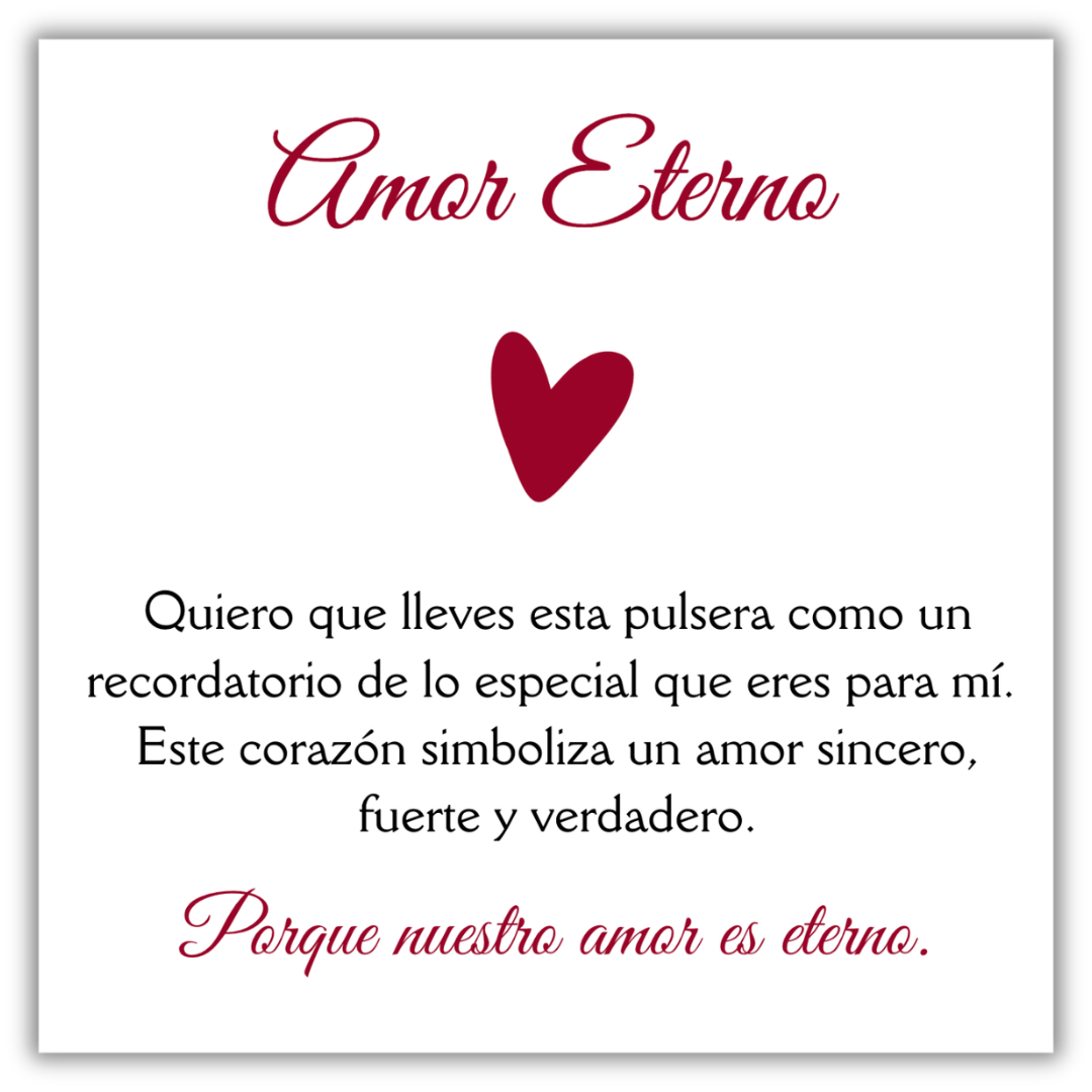 Pulsera Amor Eterno