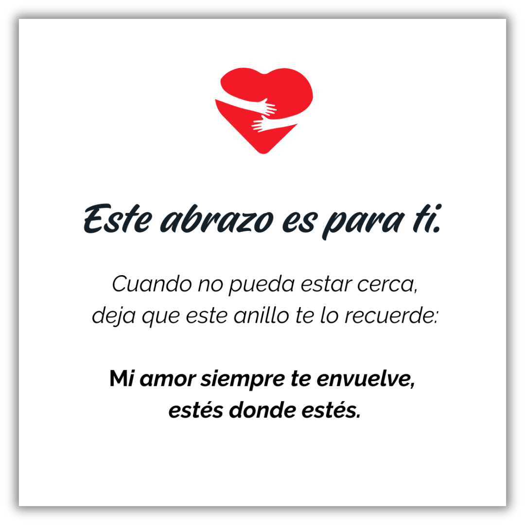 Anillo Abrazo Infinito