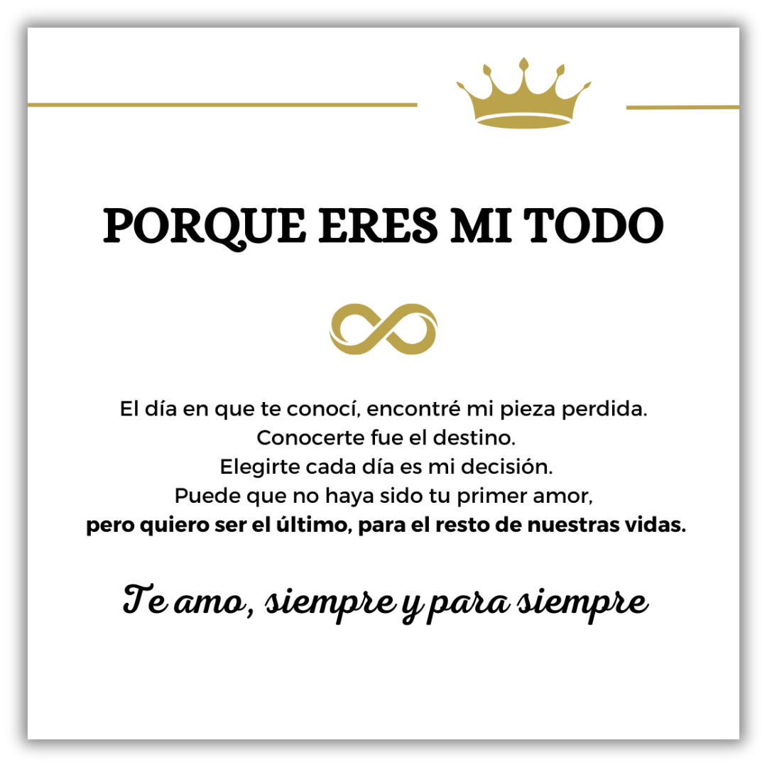 Pulsera Infinito-Personalizable