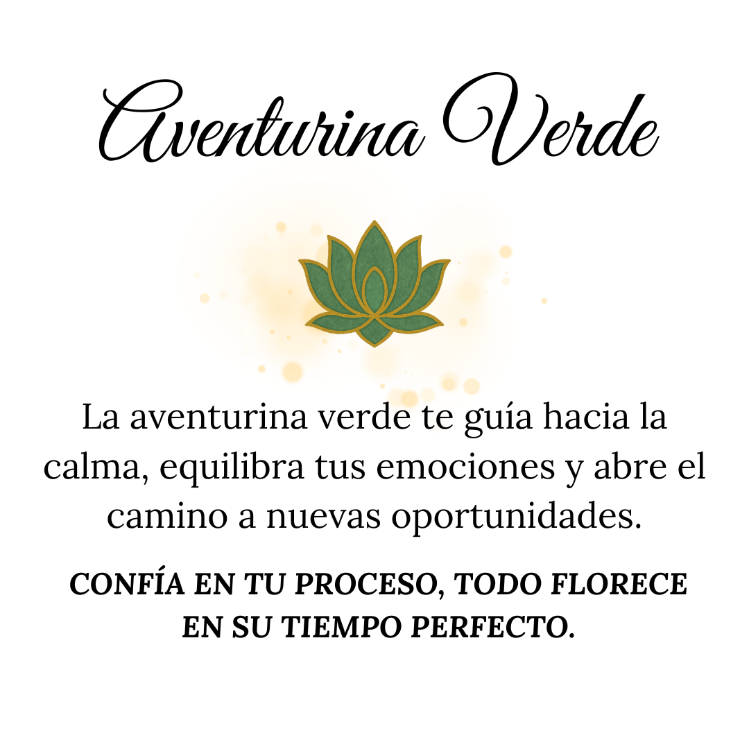 Pulsera Aventurina Verde