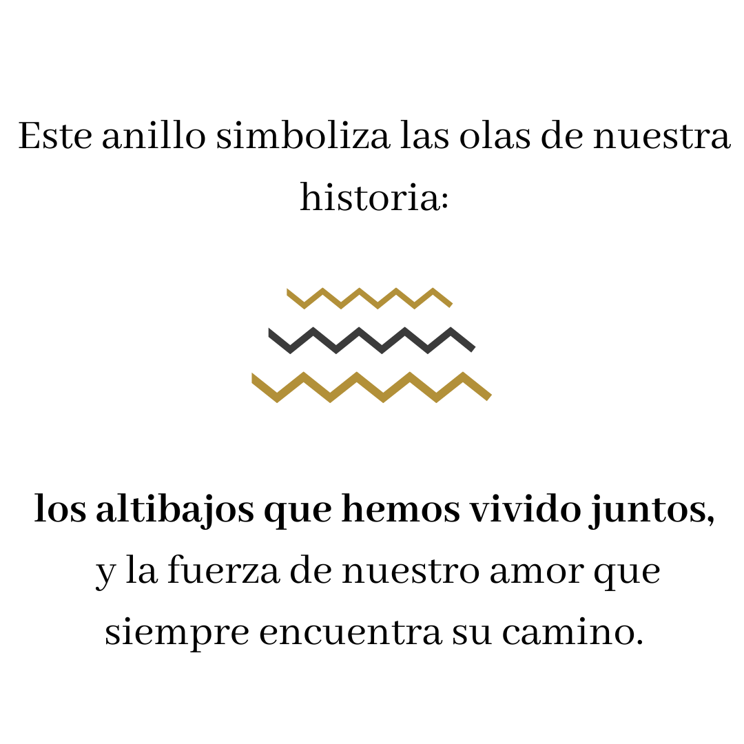 Anillo Olas de Nuestro Amor