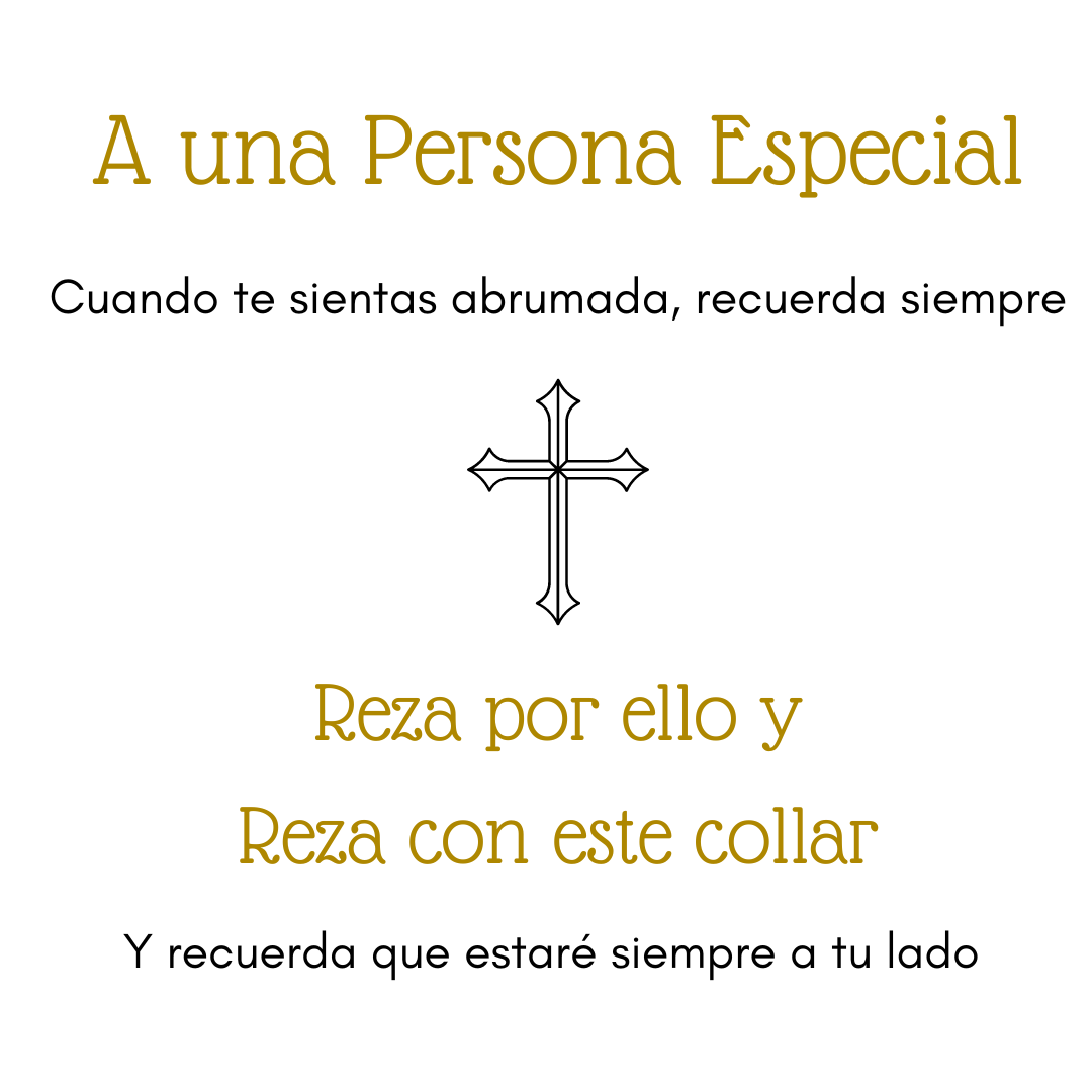 Collar Gold Bendiciones