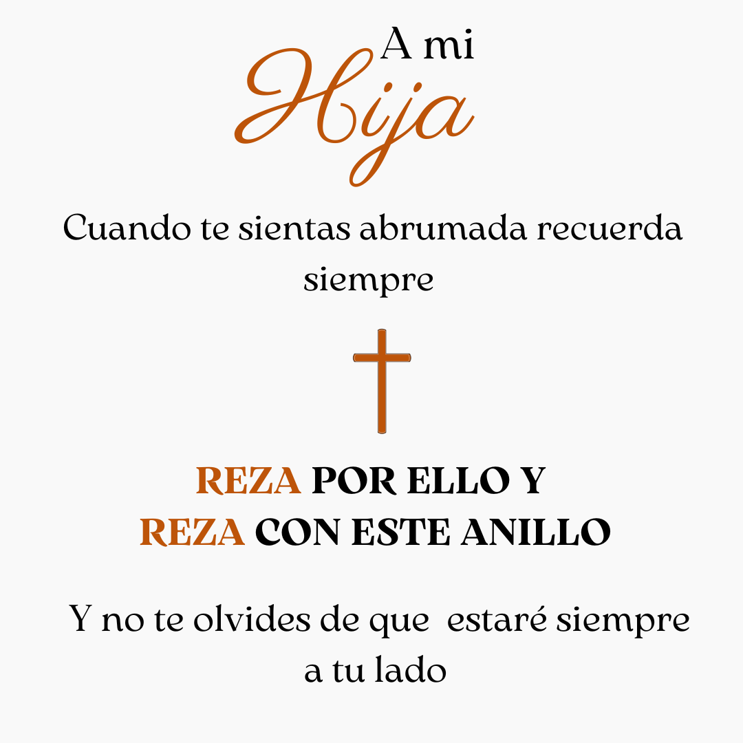 Anillo Bendiciones - A mi Hija