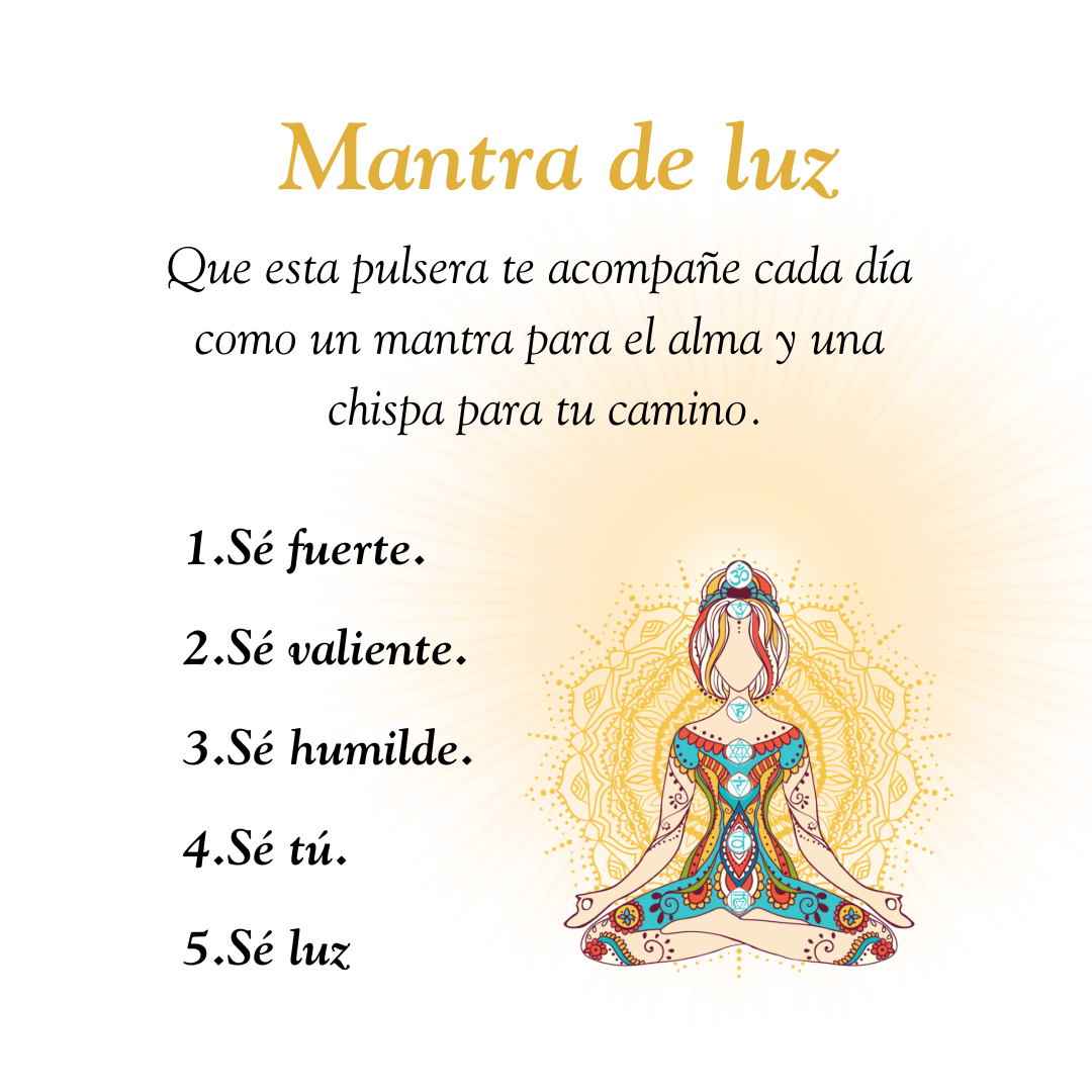 Pulsera Mantra de Luz