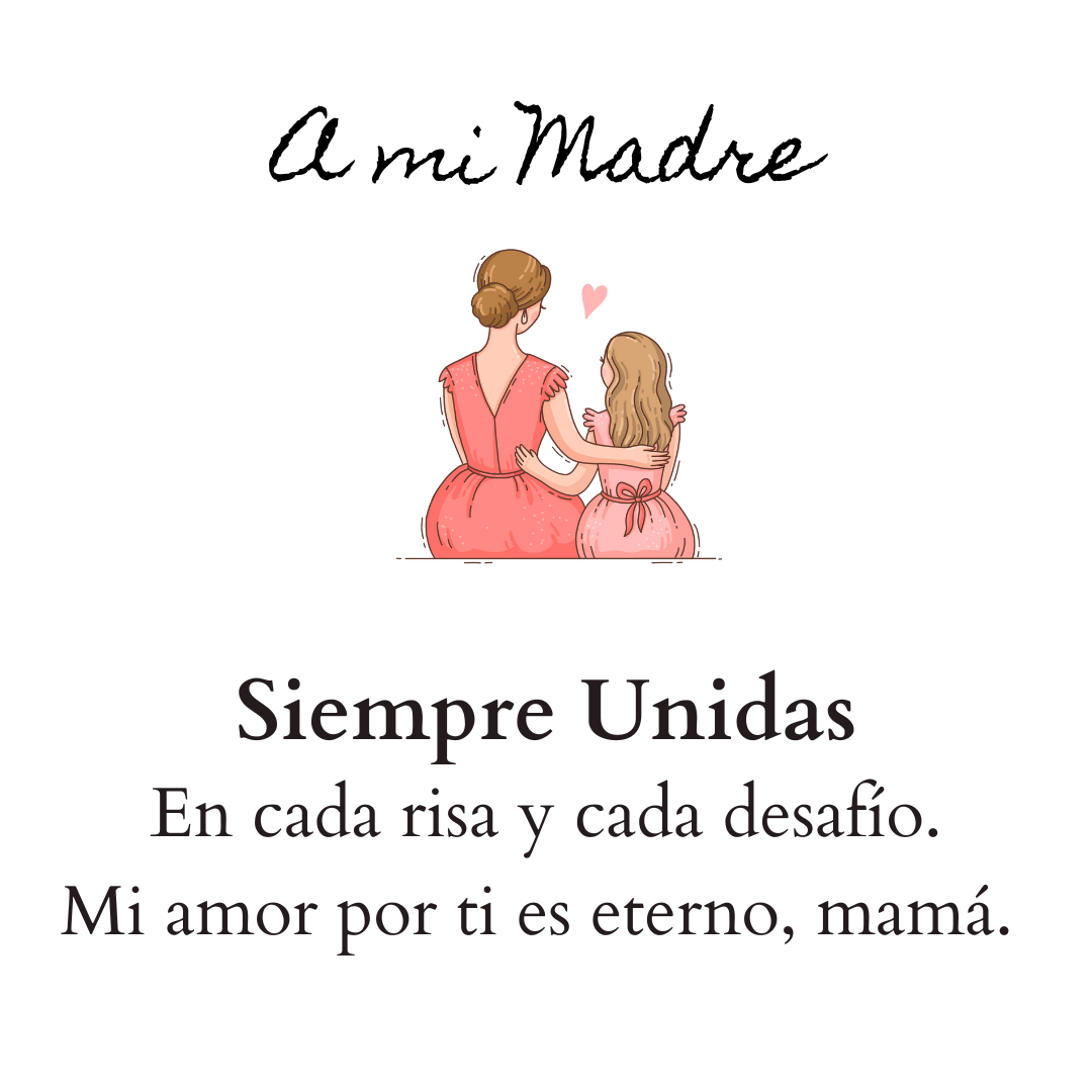 Collar Siempre Unidas - A mi Madre