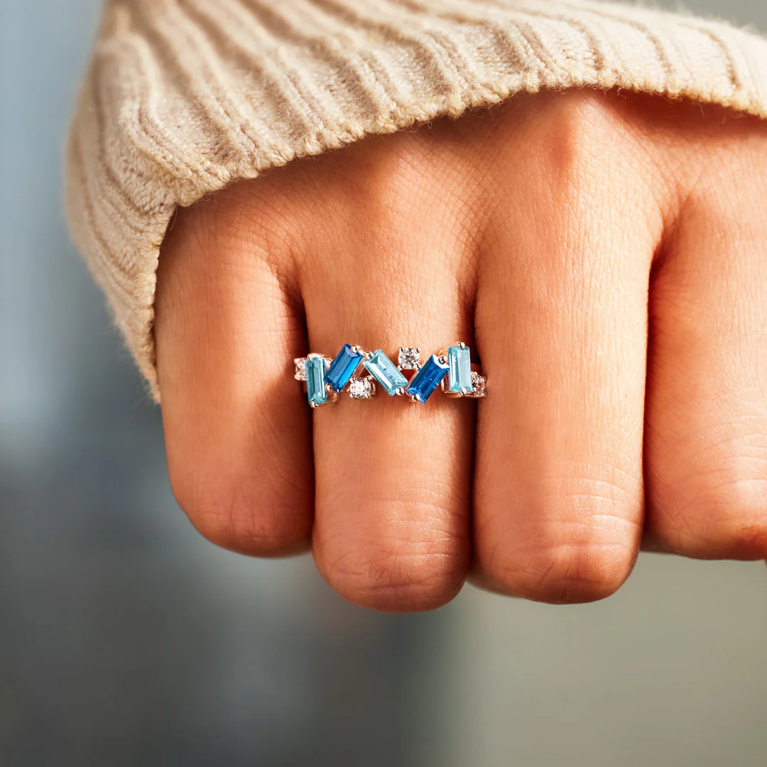 Anillo Serenidad Azul - Amor Propio