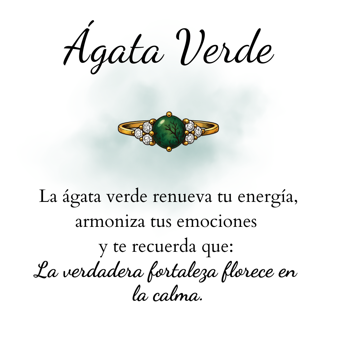 Anillo Ágata Verde