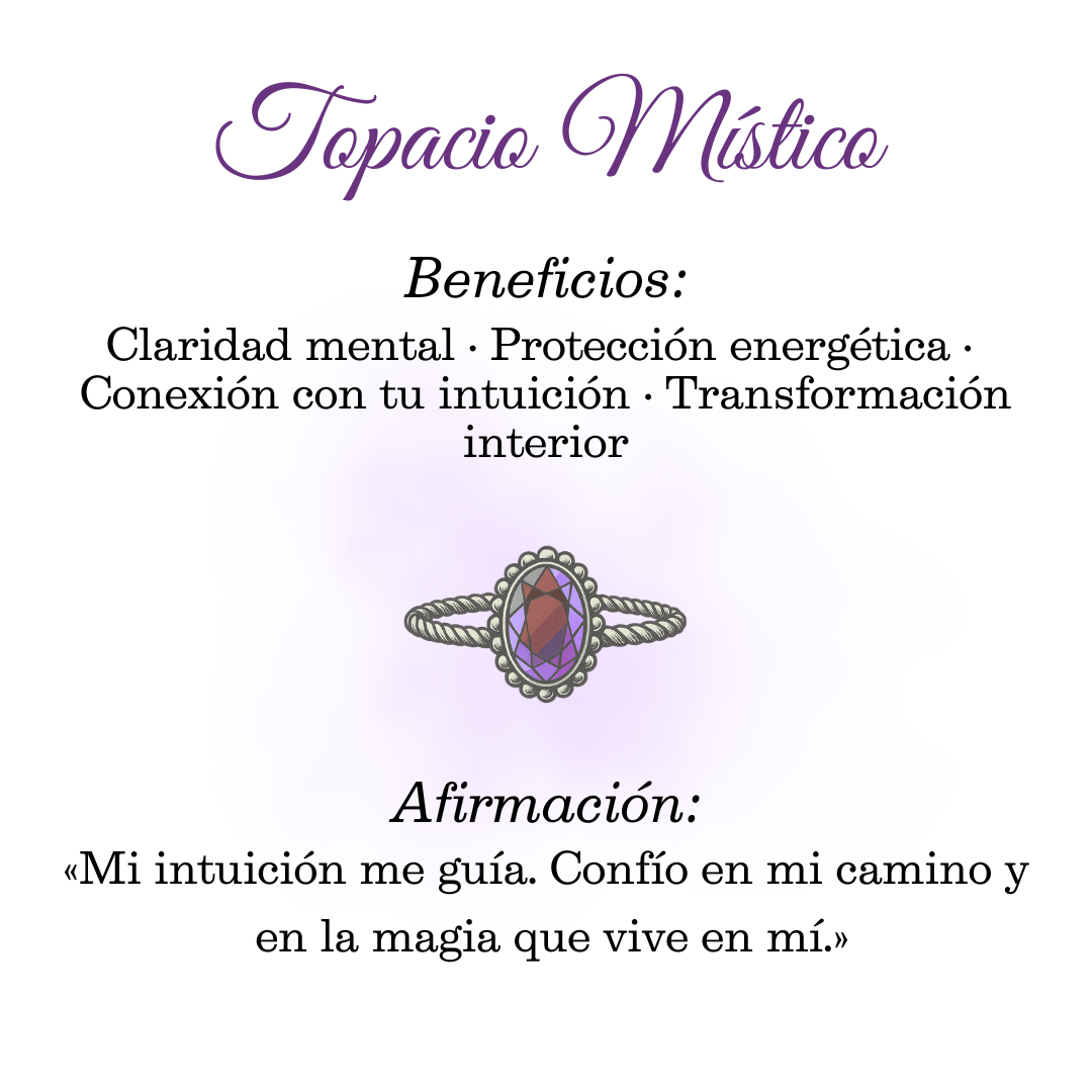 Anillo Topacio Místico