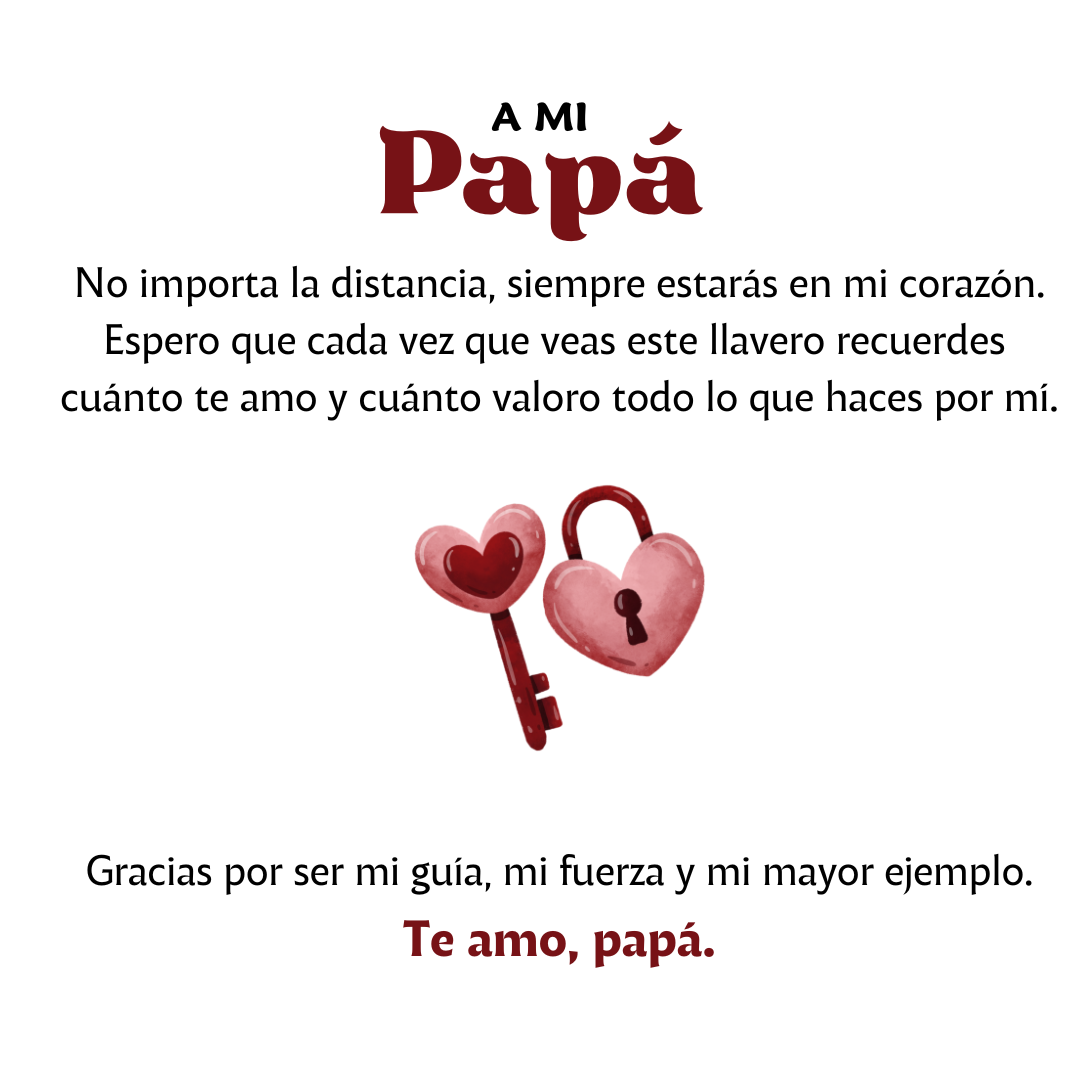 Llavero Querido Papá