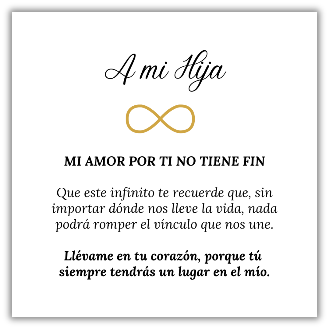 Pulsera Vínculo Infinito – Personalizada