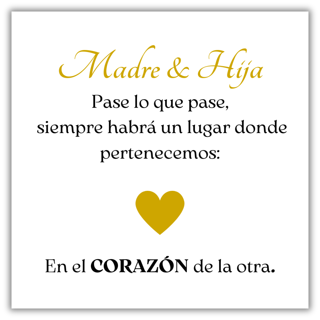 Pulsera Un Solo Corazón - Madre & Hija