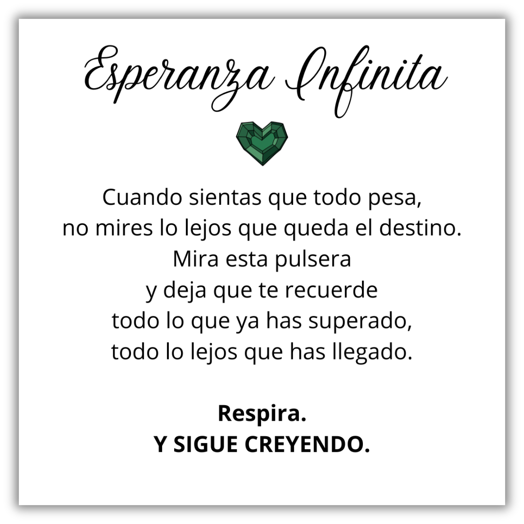 Pulsera Esperanza Infinita