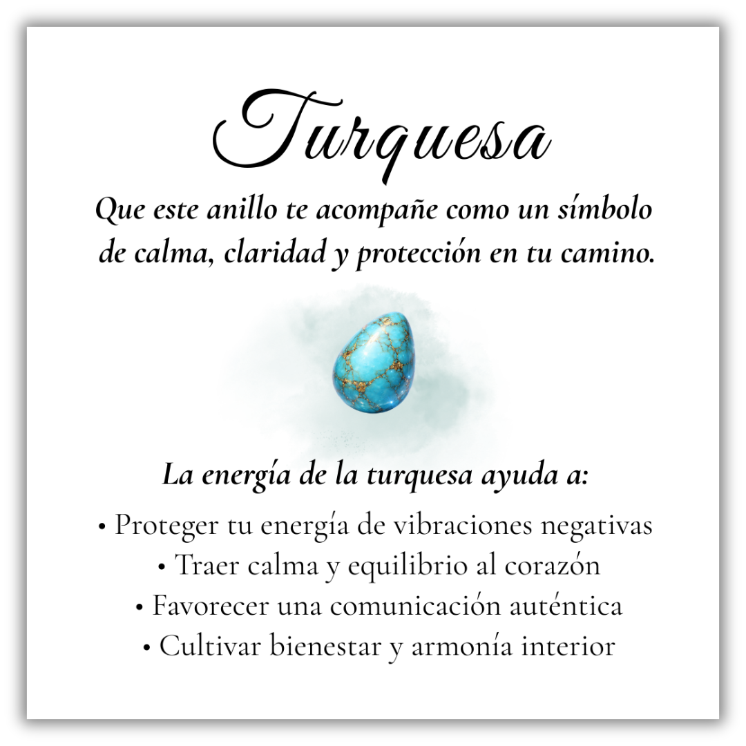 Anillo Talismán Turquesa