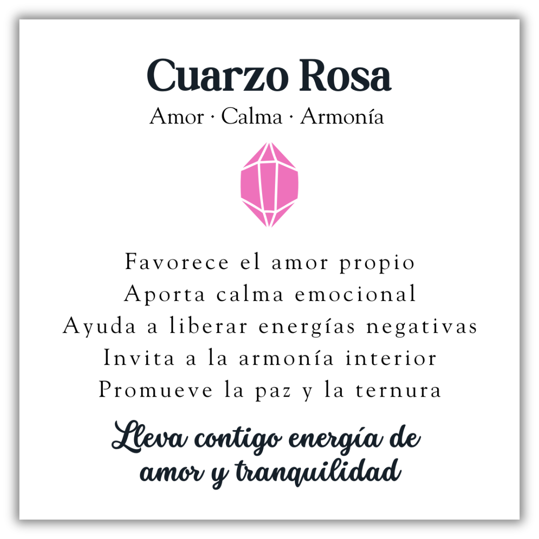 Anillo Amuleto- Cuarzo Rosa