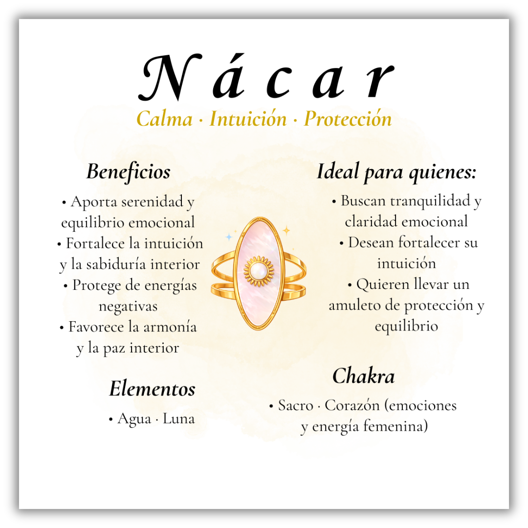 Anillo Talismán de Nácar