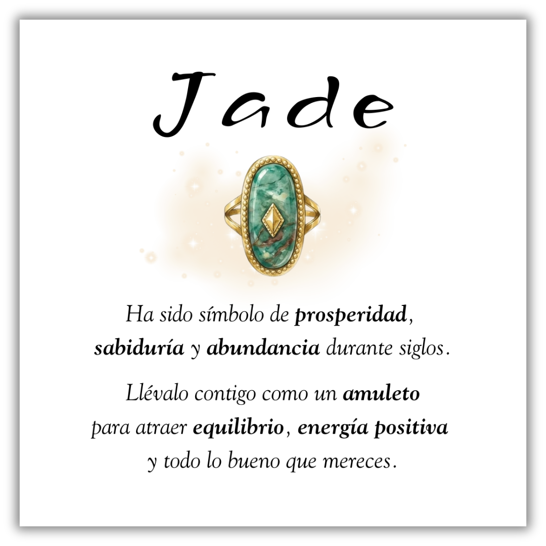 Anillo Amuleto Jade