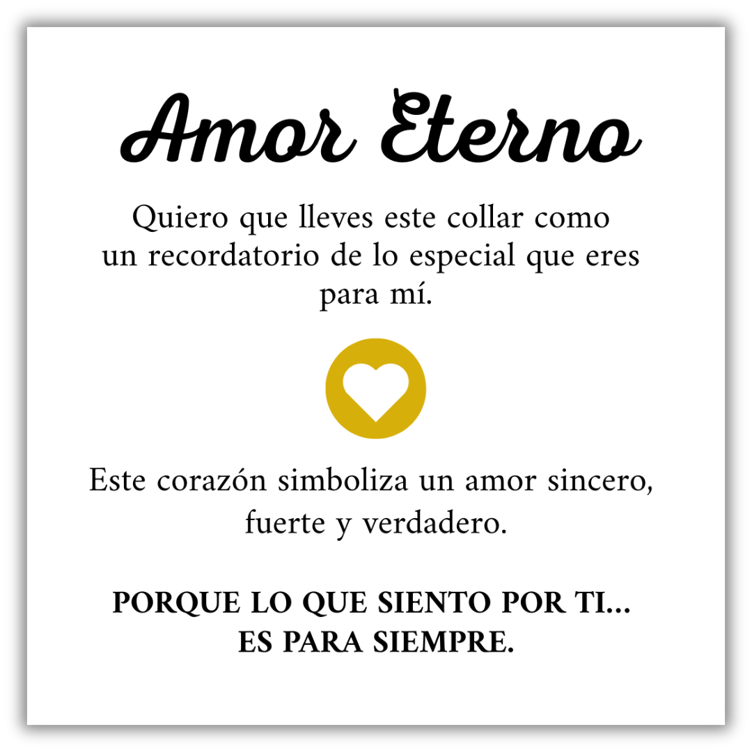 Collar Amor Eterno