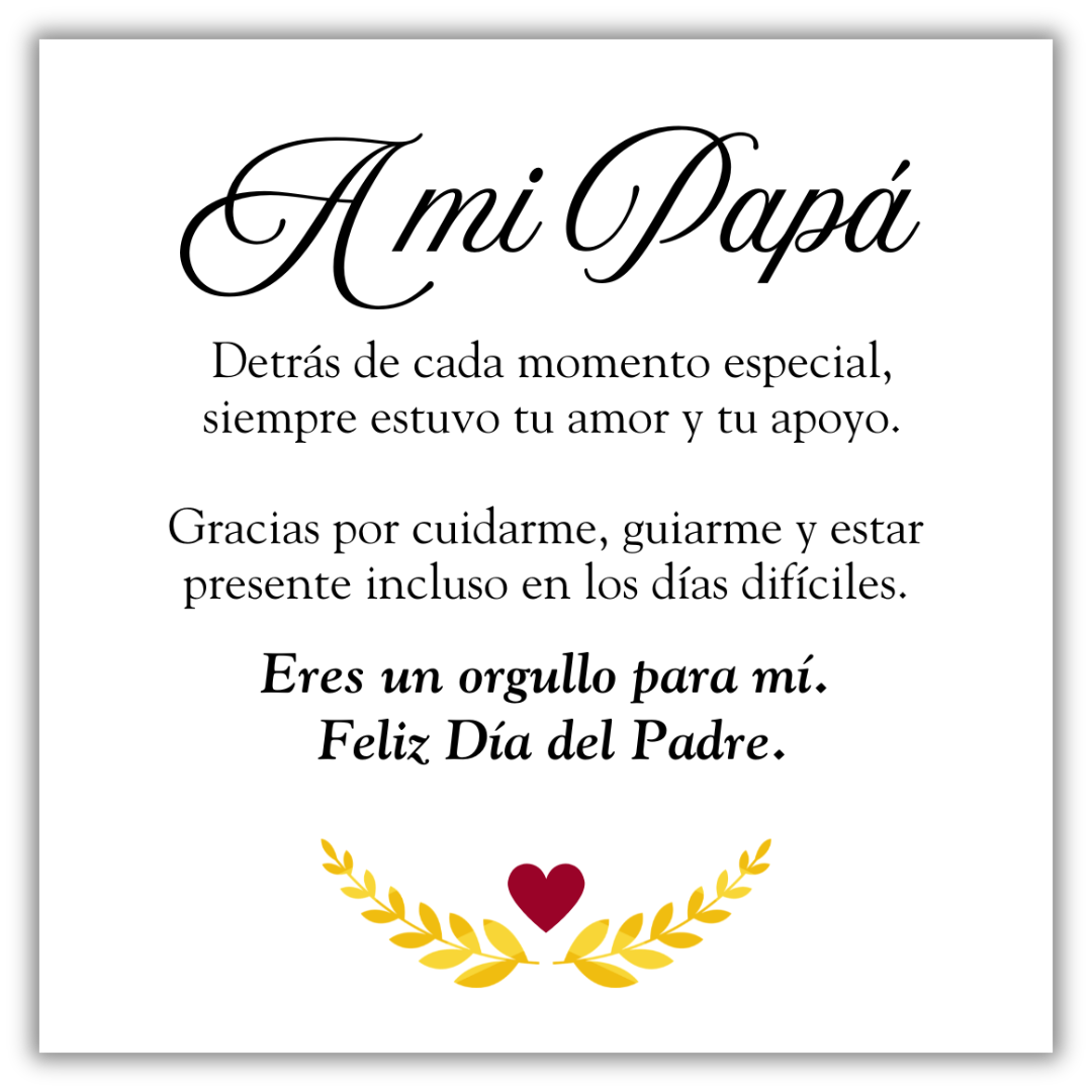 Pulsera Papá, Mi Orgullo- Personalizable