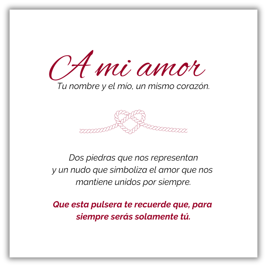 Pulsera Siempre Tú - Personalizada