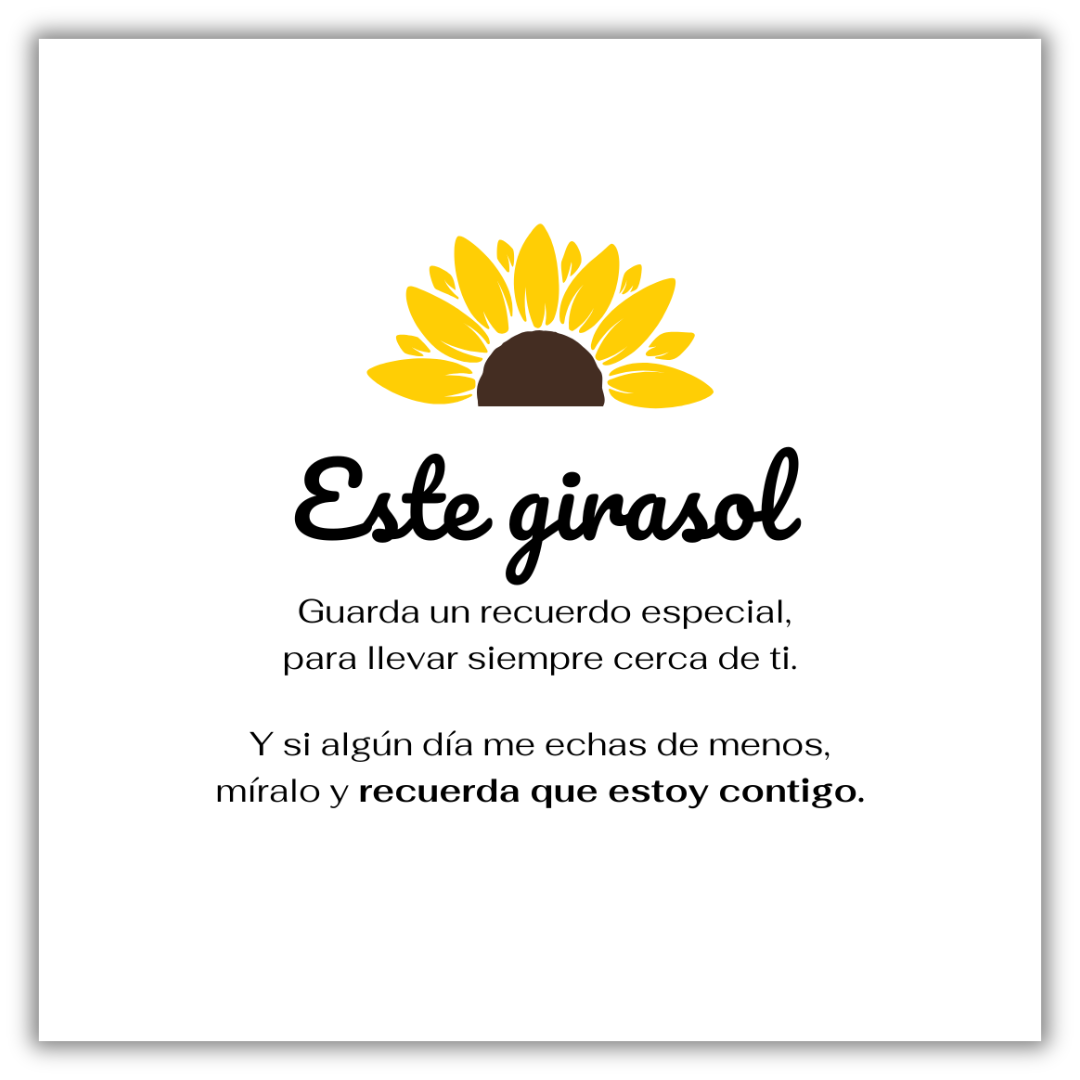 Collar Girasol de Recuerdos
