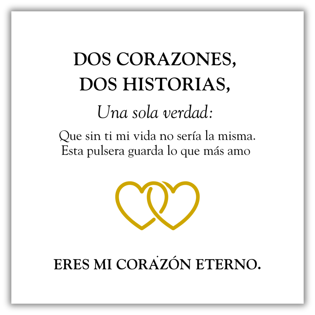 Pulsera Corazones Eternos