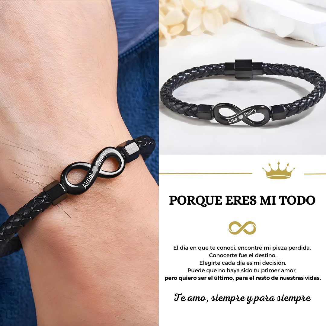Pulsera Infinito-Personalizable
