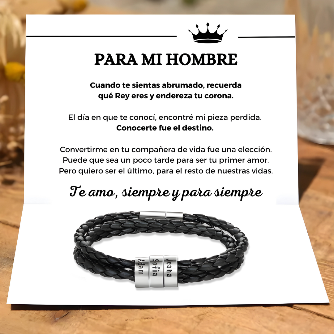 Pulsera  vínculo Eterno - Para mi Hombre