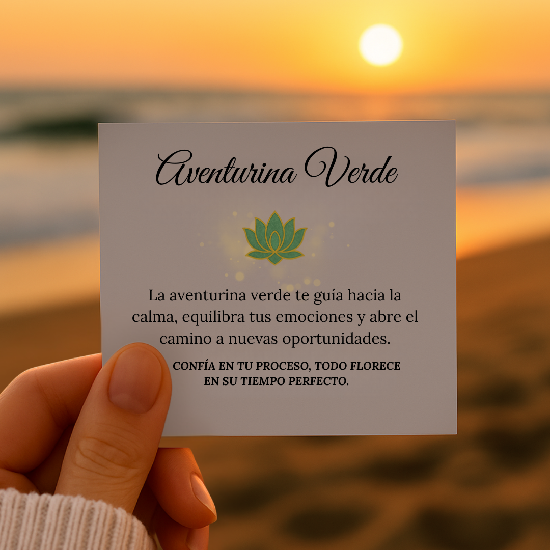 Pulsera Aventurina Verde