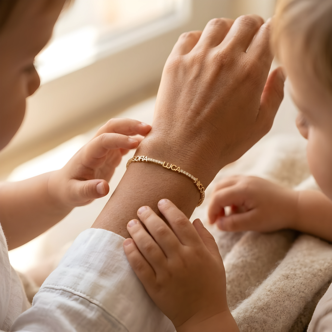 Pulsera Tennis - Personalizada con Nombres