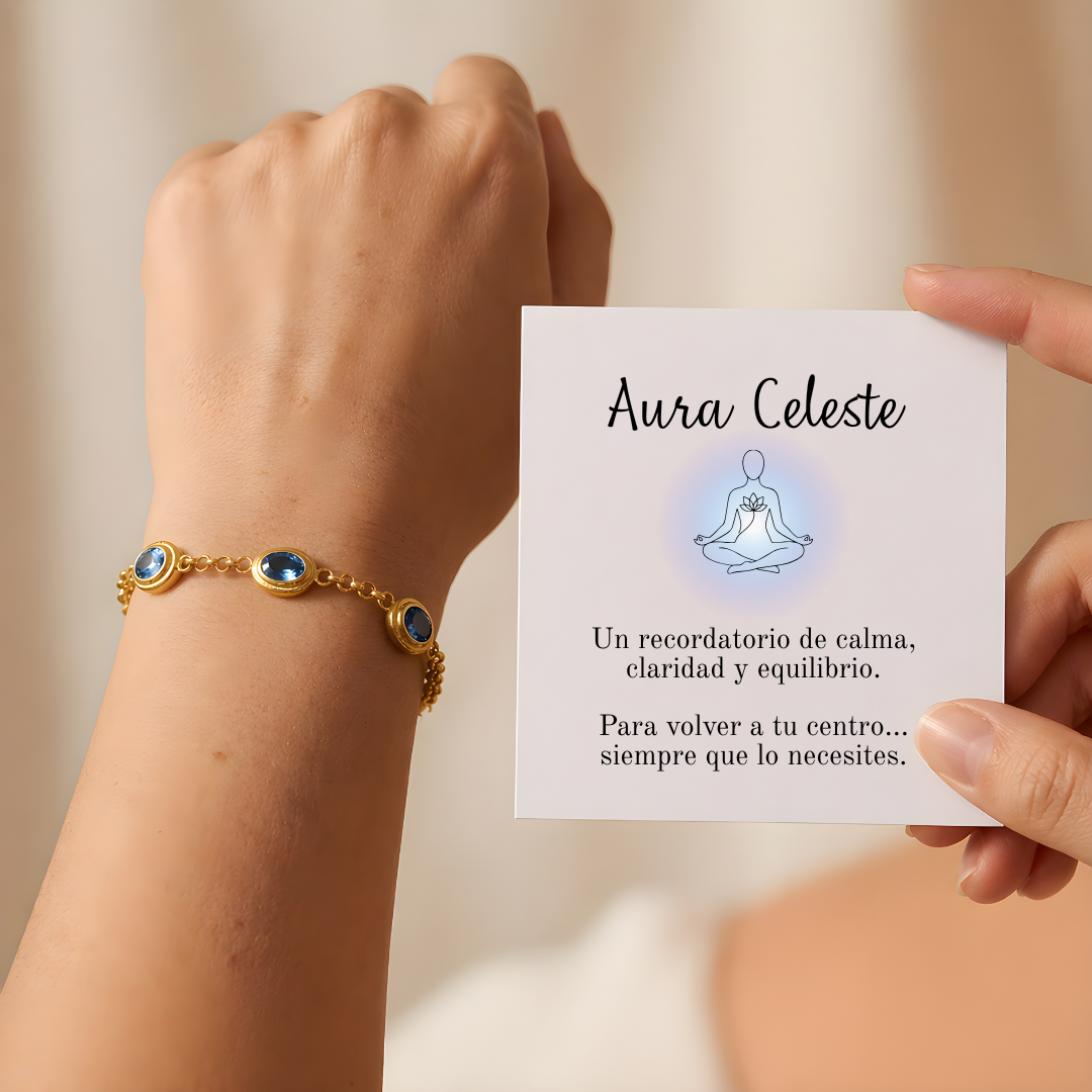 Pulsera Aura Celeste