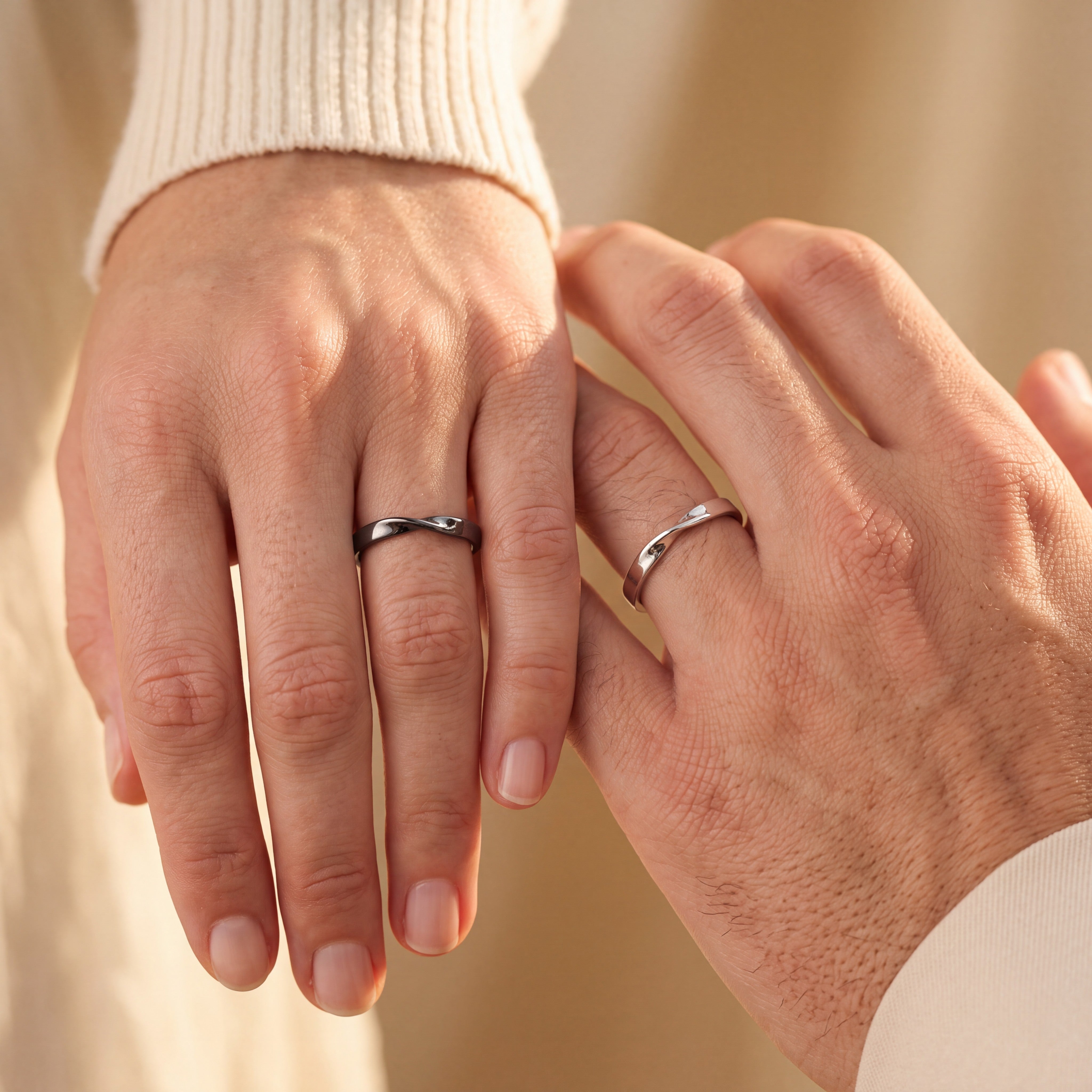 Anillo Promesa de Amor- Juego de anillos de pareja