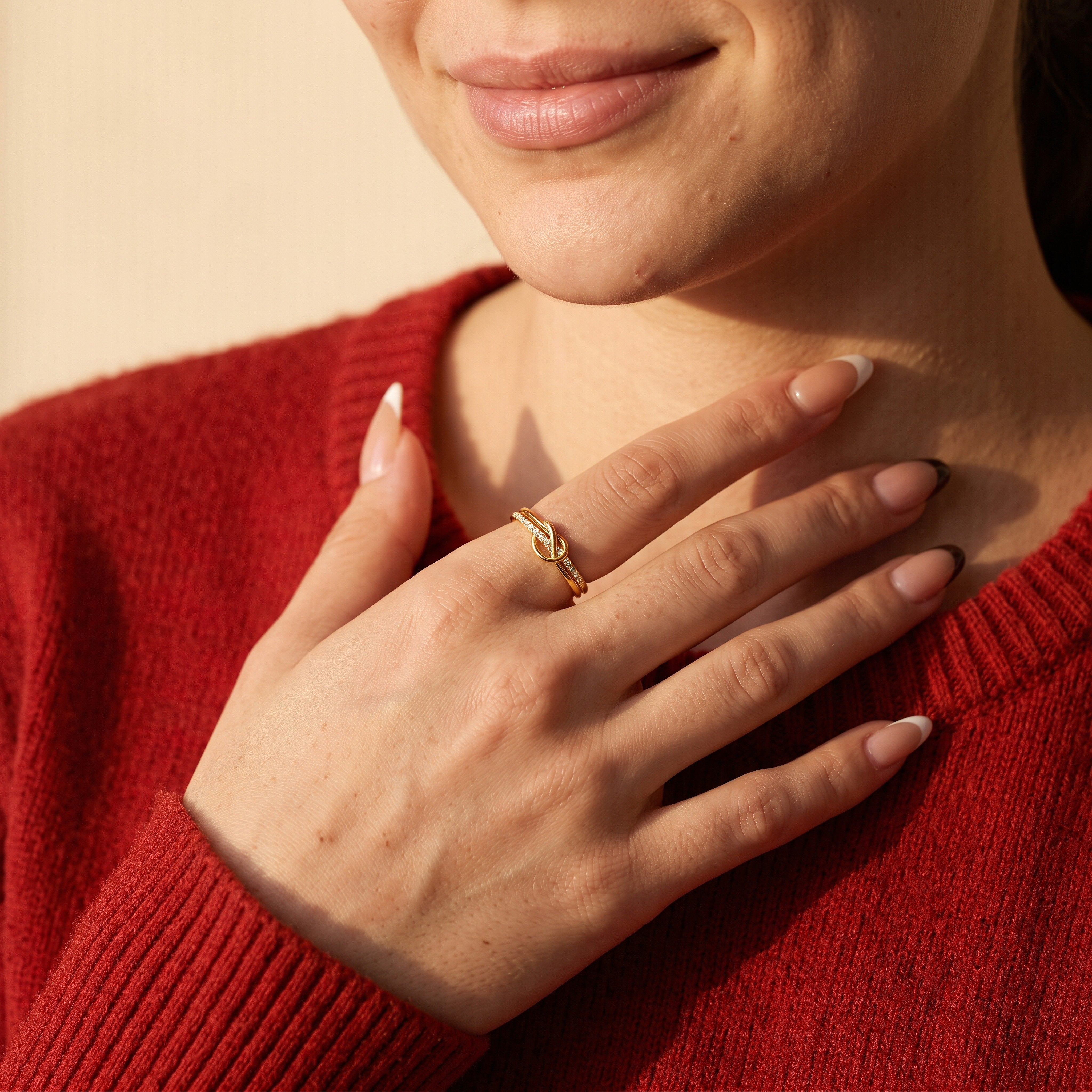 Anillo Nudo de corazón